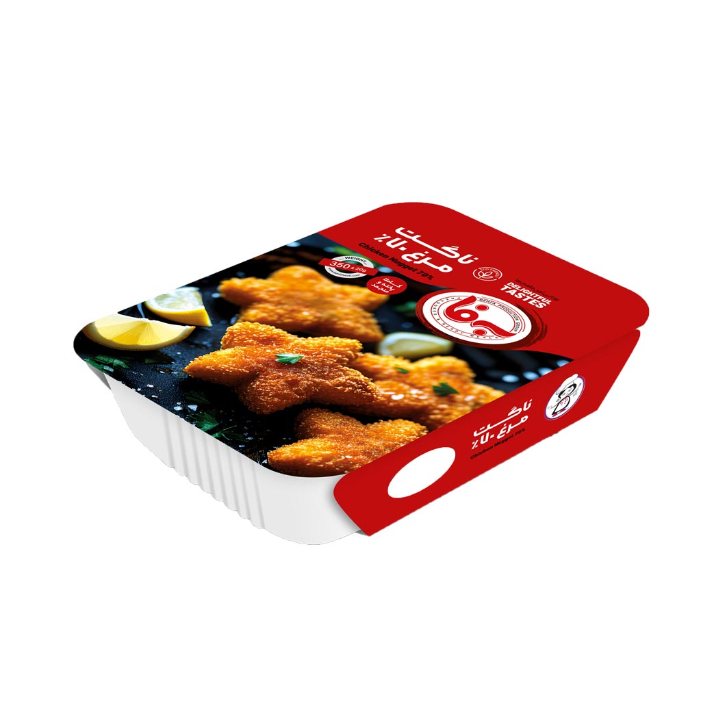 ناگت مرغ %70 درصد ظرفی (350گرم)