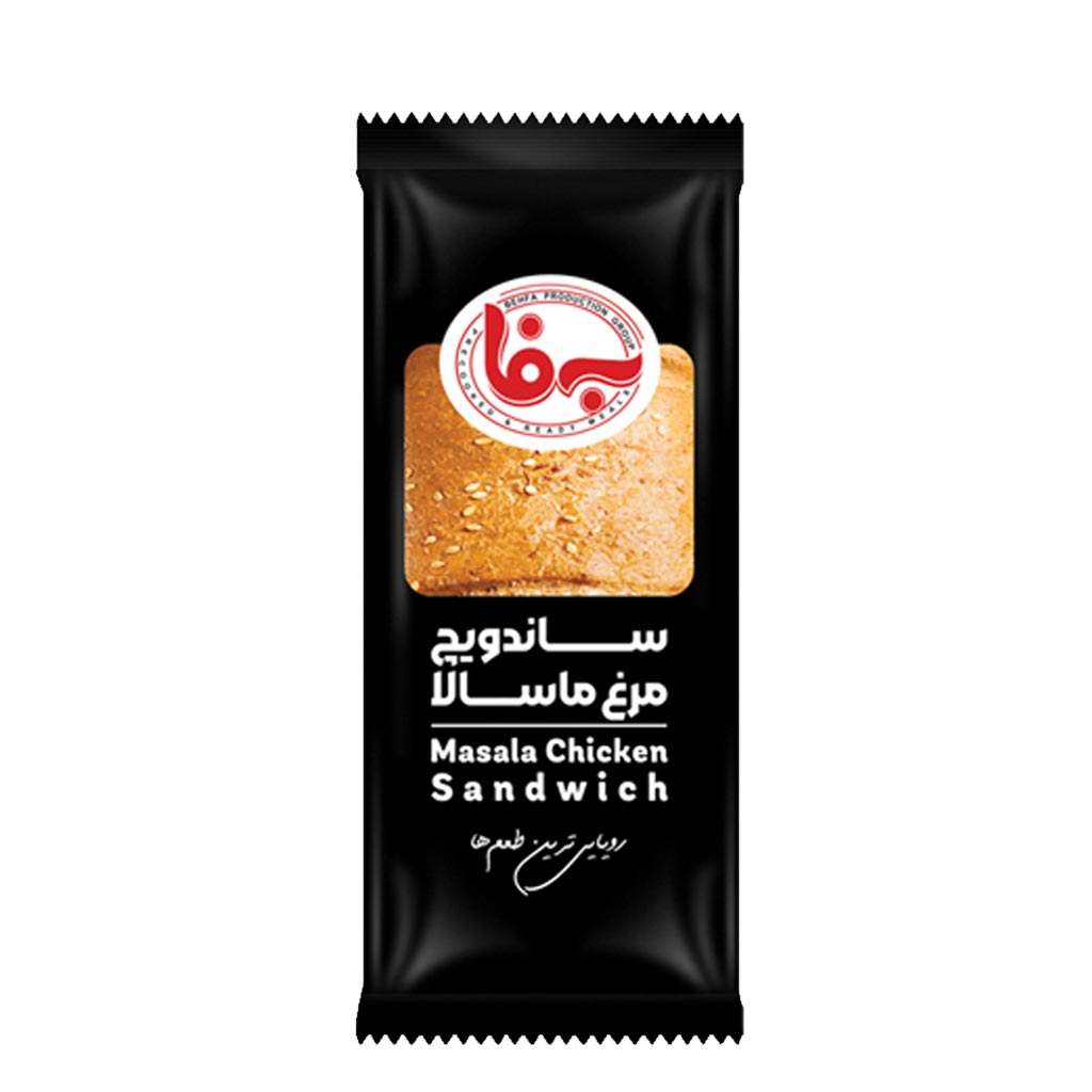 ساندویچ مرغ ماسالا