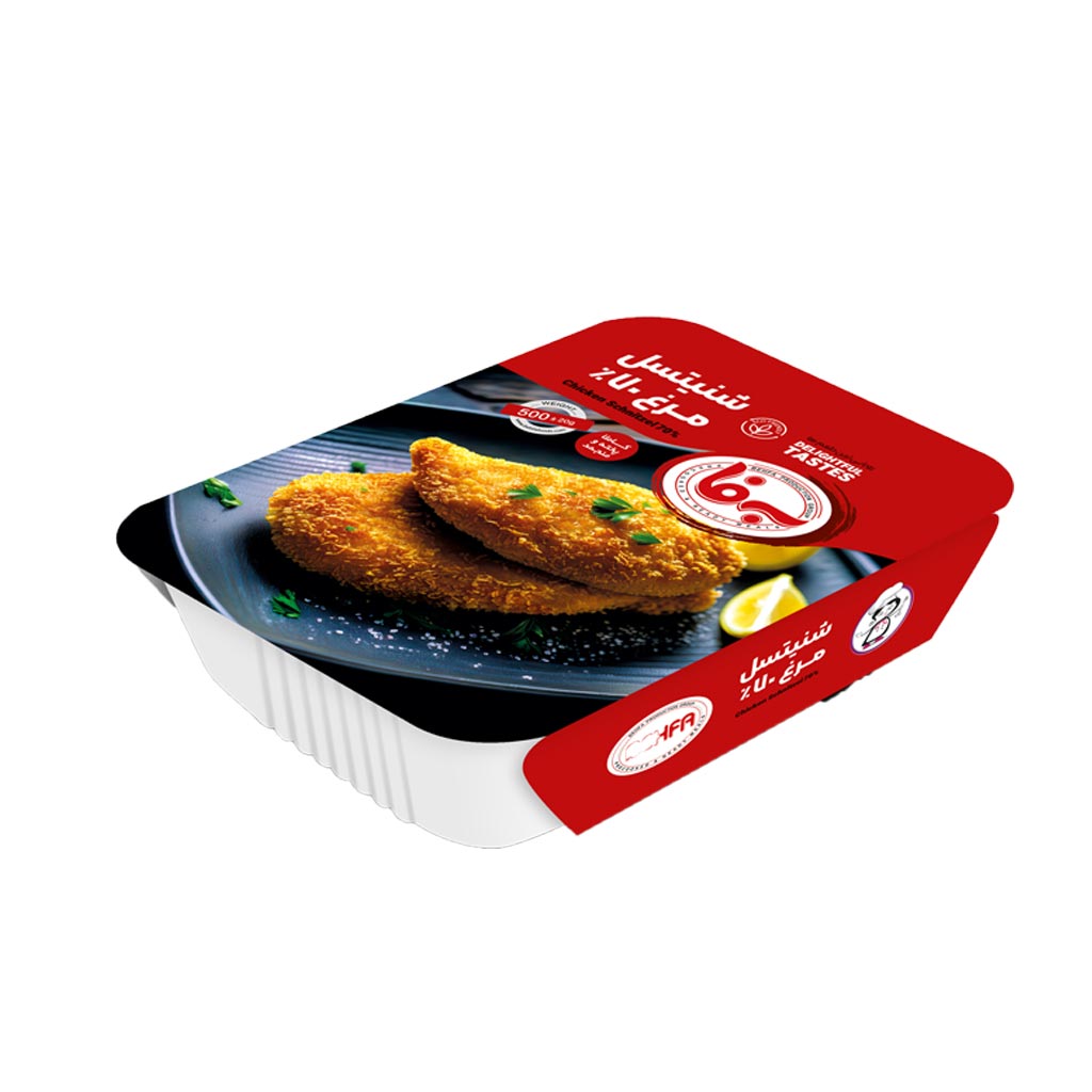 شنیتسل مرغ %70 ظرفی (500گرم)